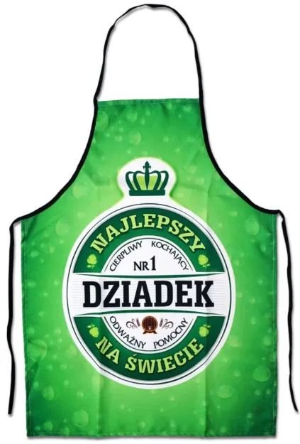 Fartuch premium - Najlepszy Dziadek na świecie, cierpliwy, kochający, .....
