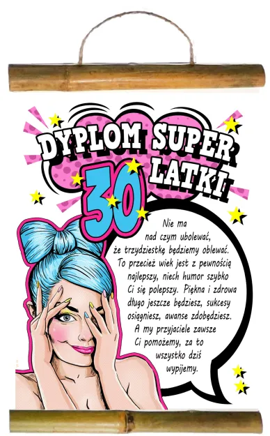 Dyplom z bambusem - Super 30-latki