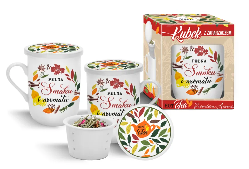 Kubek z zaparzaczem - Pełna smaku i aromatu