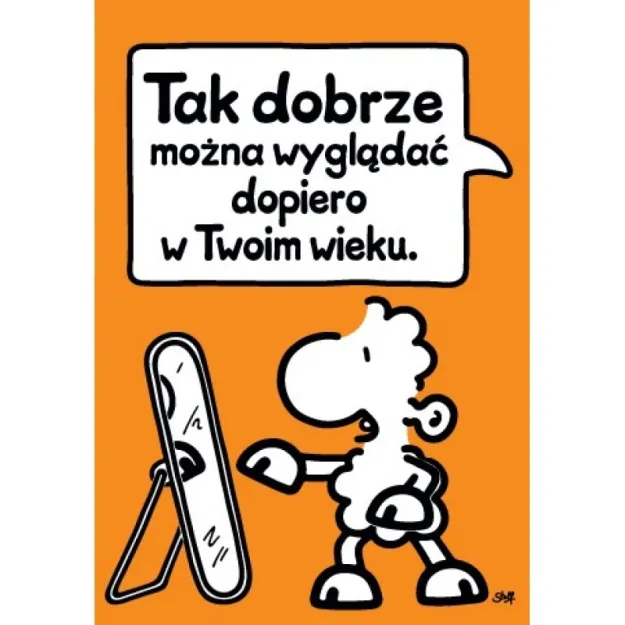 Karnet Sheepworld - Tak dobrze można wyglądać dopiero w Twoim wieku