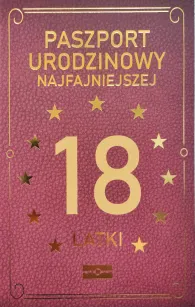 Karnet paszport - Urodzinowy najfajniejszej 18 latki
