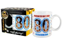 Kubek premium - Jedyne takie 80 urodziny - 2