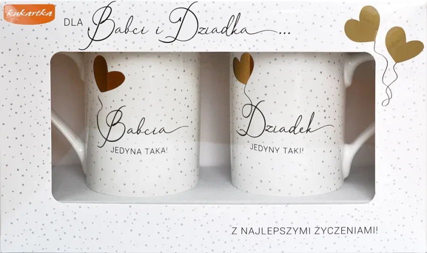 Kubki para - Babcia jedyna taka / Dziadek jedynie taki