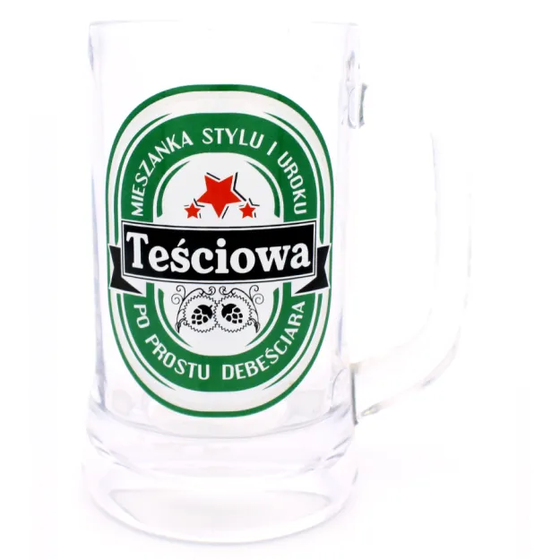 Kufel 0.3L - Teściowa. Mieszanka stylu i uroku. Po prostu debeściara