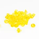 Dekoracja - Żółte diamenty plastikowe - 2