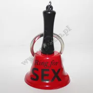 Dzwonek mały, brelok - Ring for sex - dzwonek na sex