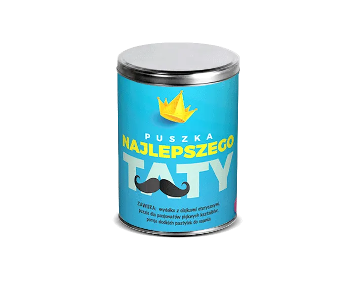 Puszka niebieska - Najlepszego Taty