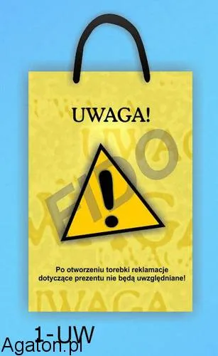 Torebka S - Uwaga - po otwarciu torebki reklamacje ...