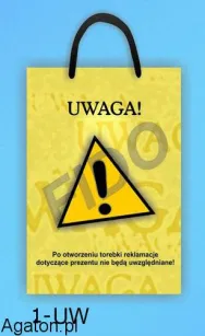 Torebka S - Uwaga - po otwarciu torebki reklamacje ...