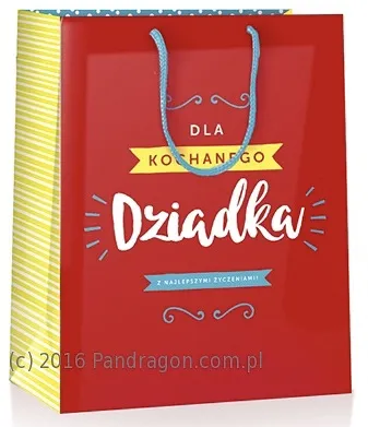 Torebka Pan Dragon S - Dla kochanego Dziadka