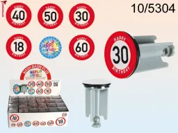Urodzinowy korek do umywalki - 50 Happy Birthday