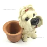 Figurka pojemnik - Piesek z koszem - 2