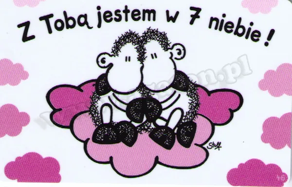 Karta Sheepworld - Z Tobą jestem w 7 niebie