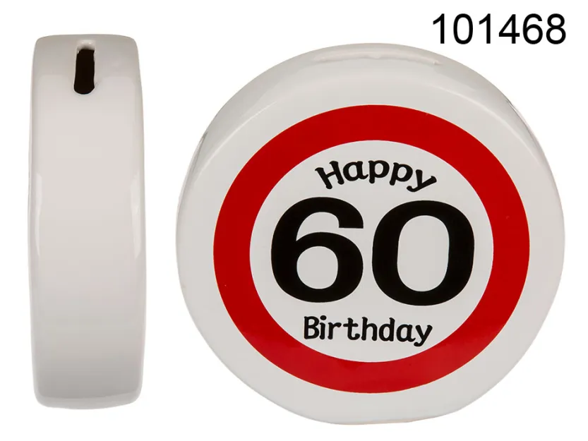 Skarbonka 60 Happy Birthday