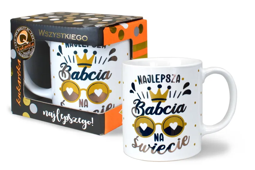 Kubek premium - Najlepsza Babcia na Świecie
