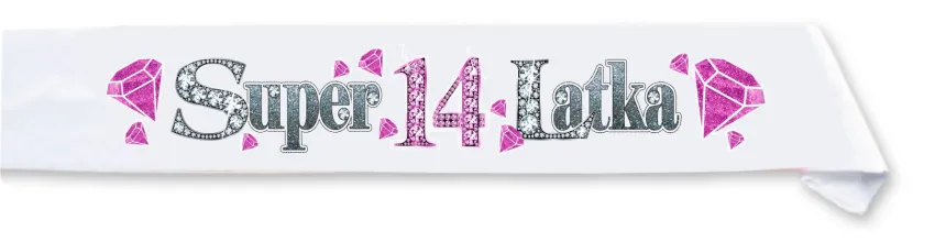 Szarfa dziecięca - Super 14 latka