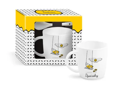 Kubek Teatime z łyżeczką - Dzień dobry