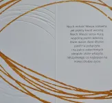 Karnet - W dniu ślubu (okręgi, biała) - 2