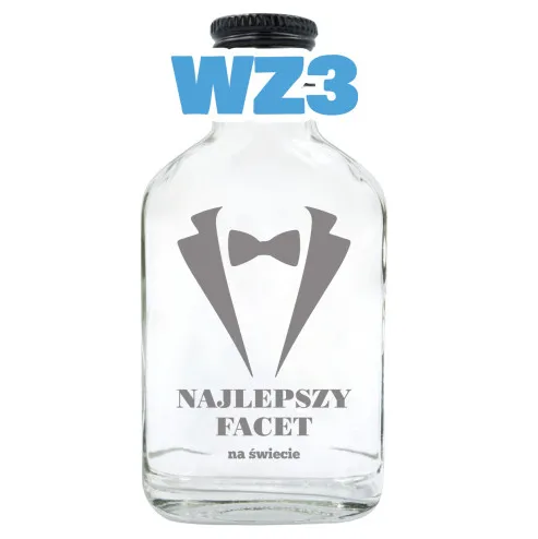 Butelka (100 ml) z grawerem - Najlepszy Facet na świecie
