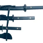 Replika broni - Katana. Zestaw 3 stalowych mieczy - 4