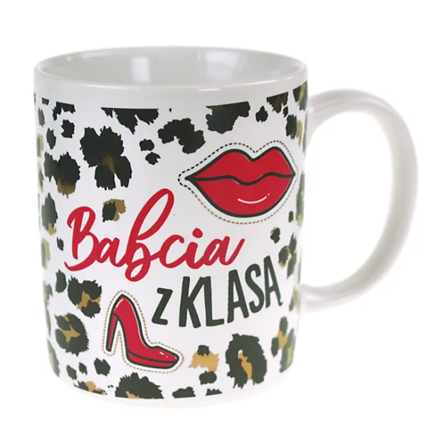 Kubek premium - Babcia z klasą