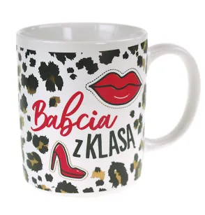 Kubek premium - Babcia z klasą