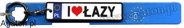 Brelok tablica - Łazy