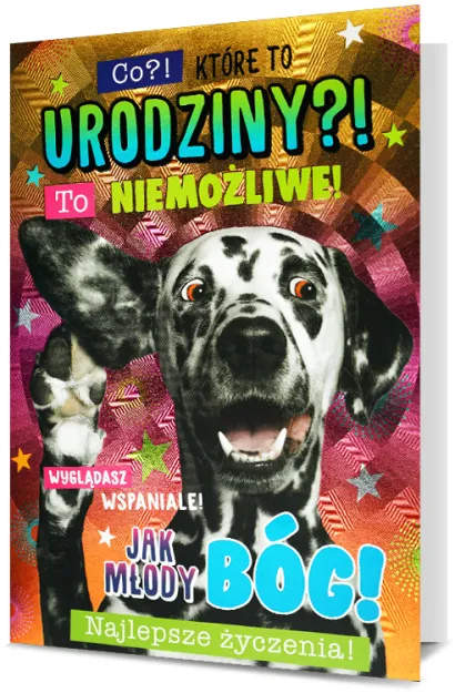 Karnet HM - Najlepsze życzenia! Co?! Które to urodziny?! To niemożliwe!