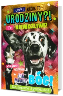 Karnet HM - Najlepsze życzenia! Co?! Które to urodziny?! To niemożliwe!