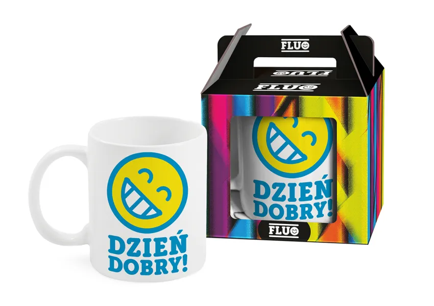 Kubek Fluo - Dzień Dobry!
