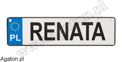 Tablica imienna - Renata