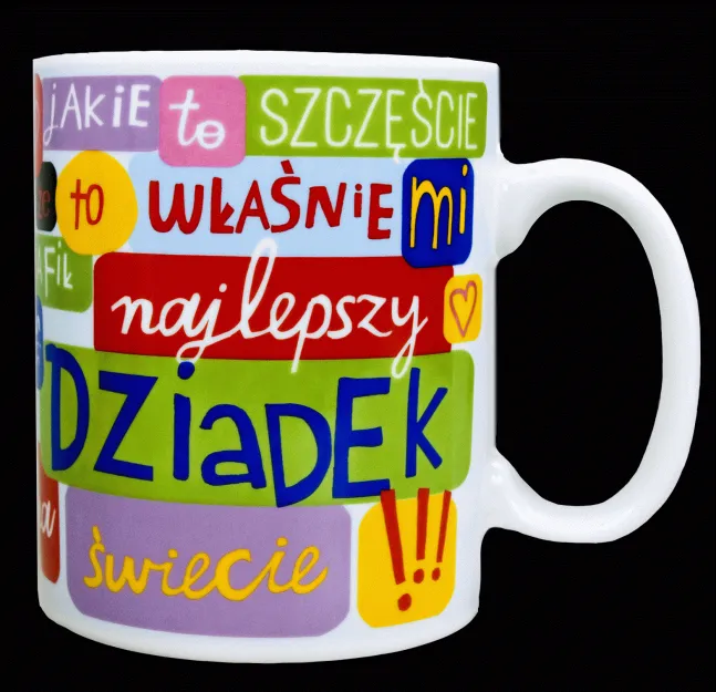 Kubek gigant Kukartka - Najlepszy Dziadek na świecie