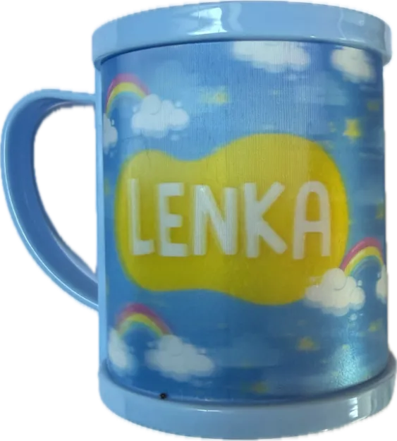 Kubek plastikowy 3D - Lenka
