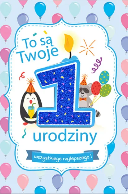 Karnet 2K - To są Twoje 1 urodziny