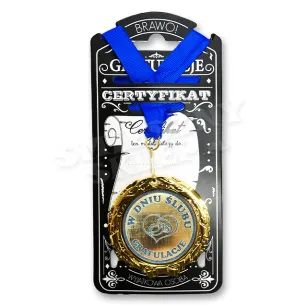 Medal w folii - W dniu ślubu