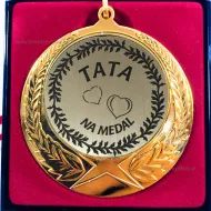 Medal w etui - Tata na medal