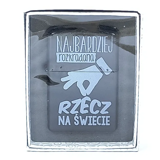 Zapalniczka - Najbardziej rozkradana rzecz na świecie (czarna)