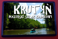 Krutyń - Mazurski Szlak Kajakowy - Ramka z magnesem na lodówkę