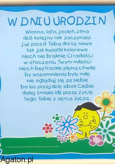 Dyplom - W dniu urodzin dziecka (chłopiec) 