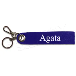Brelok filcowy z imieniem - Agata