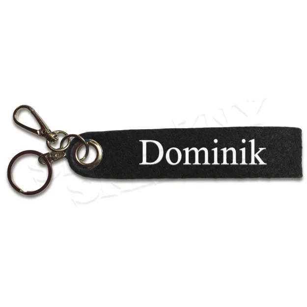 Brelok filcowy z imieniem - Dominik