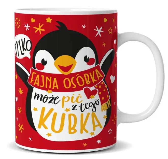 Kubek gigant - Tylko fajna osóbka może pić z tego kubka