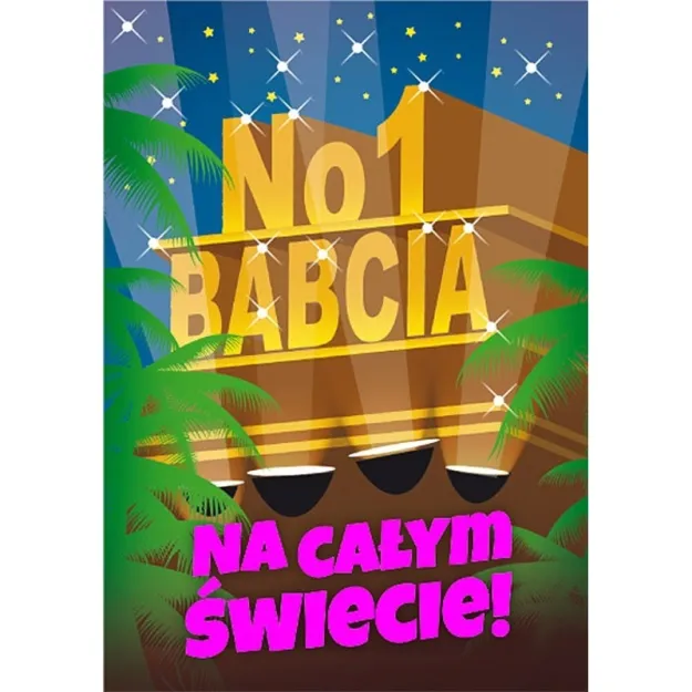 Karnet DK - No 1 Babcia na całym świecie