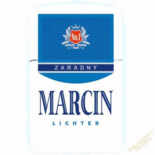 Zapalniczka z imieniem - Zaradny Marcin