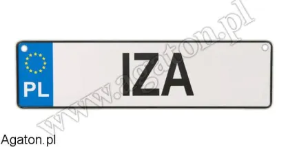 Tablica imienna - Iza